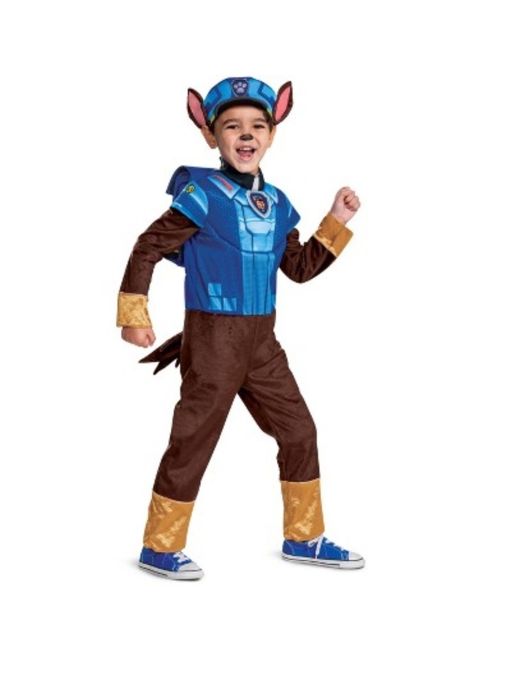 Paw Patrol Blue and Brown Chase Pup Costume